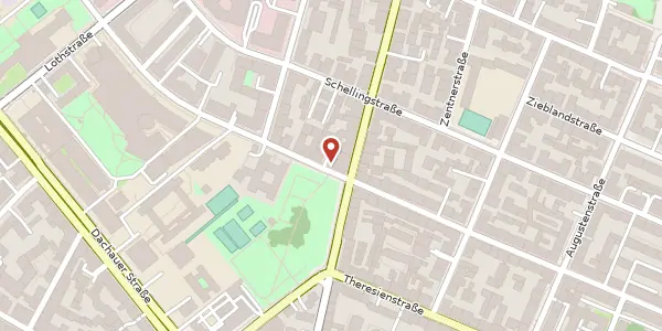 Karte der Umgebung von Heßstr. 90, 80797 München