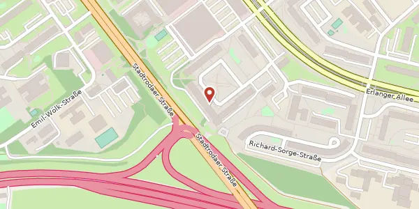 Karte der Umgebung von Salvador-Allende-Platz 11, 07747 Jena