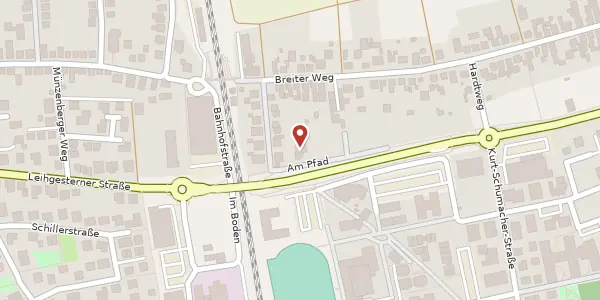 Karte der Umgebung von Am Pfad 8, 35440 Linden