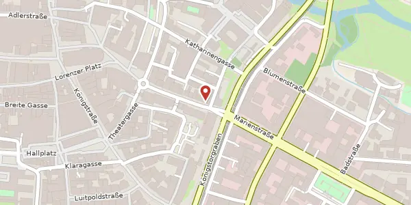 Karte der Umgebung von Lorenzer Str. 31, 90402 Nürnberg