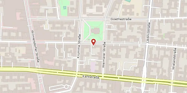 Karte der Umgebung von Pestalozzistraße 87, 10625 Berlin