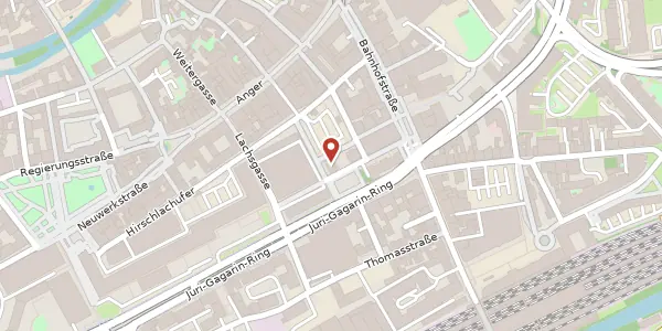 Karte der Umgebung von Keilhauergasse 5, 99084 Erfurt