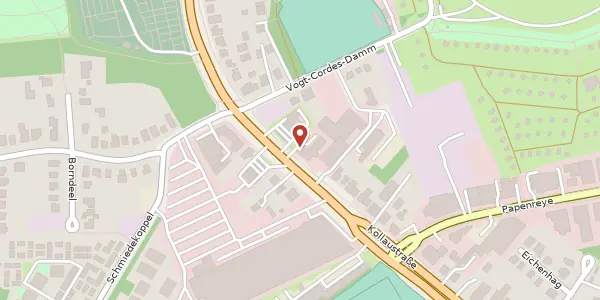 Karte der Umgebung von Kollaustraße 166-168, 22453 Hamburg
