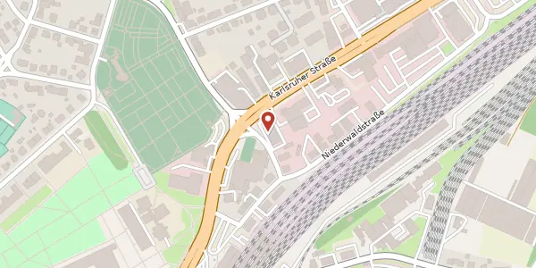 Karte der Umgebung von Gerwigstraße 4, 76437 Rastatt