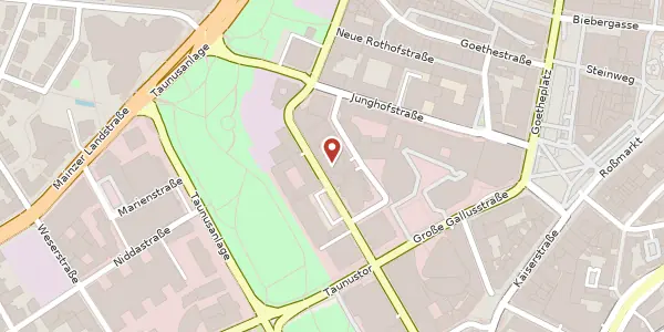 Karte der Umgebung von Neue Mainzer Str. 52, 60311 Frankfurt