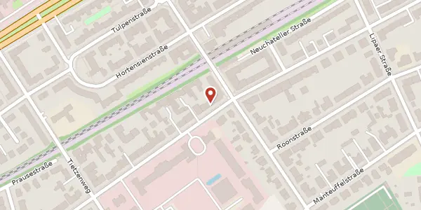 Karte der Umgebung von Gardeschützenweg 70, 12203 Berlin