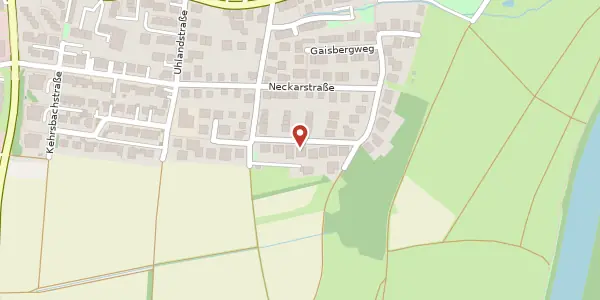 Karte der Umgebung von Sudetenstraße 46, 74379 Ingersheim