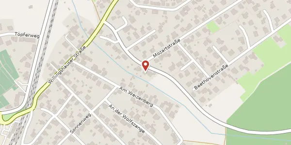 Karte der Umgebung von Willingshäuser Straße 40, 35279 Neustadt