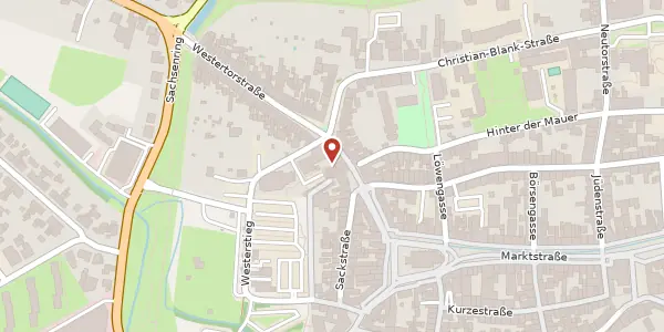 Karte der Umgebung von Westertorstraße 3-5, 37115 Duderstadt