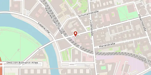 Karte der Umgebung von Reinhardtstraße 47 A, 10117 Berlin