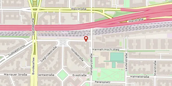 Karte der Umgebung von Varziner Straße 1, 12159 Berlin