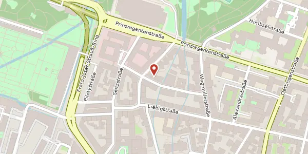 Karte der Umgebung von Unsöldstr. 5, 80538 München