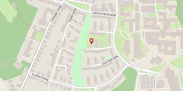Karte der Umgebung von Gustav-von-Veit-Straße 12, 53127 Bonn