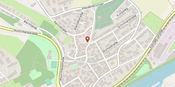 Karte der Umgebung von Veitstraße 65, 70378 Stuttgart