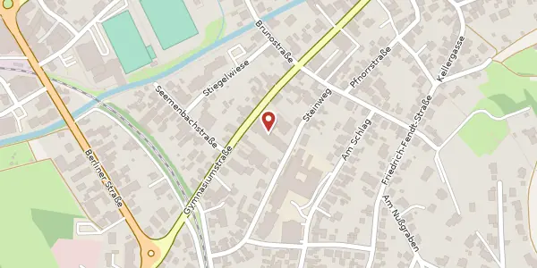 Karte der Umgebung von Gymnasiumstraße 18, 63654 Büdingen