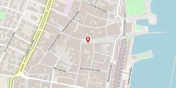 Karte der Umgebung von Marktstätte 15, 78462 Konstanz