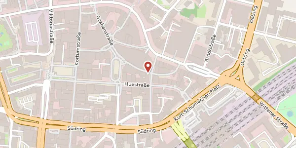 Karte der Umgebung von Grabenstr. 42, 44787 Bochum