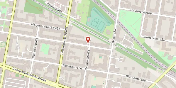 Karte der Umgebung von Cöthner Straße 12, 04155 Leipzig