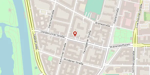 Karte der Umgebung von Osnabrücker Straße 7, 10589 Berlin