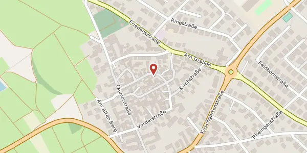 Karte der Umgebung von Hubertstr. 5, 65439 Flörsheim