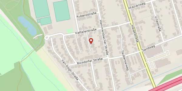 Karte der Umgebung von Dürer Straße 12, 50169 Kerpen