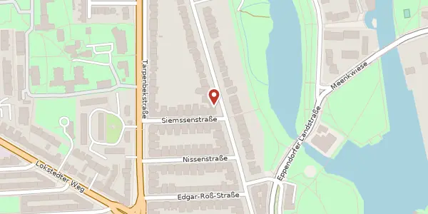 Karte der Umgebung von Erikastr. 113, 20251 Hamburg