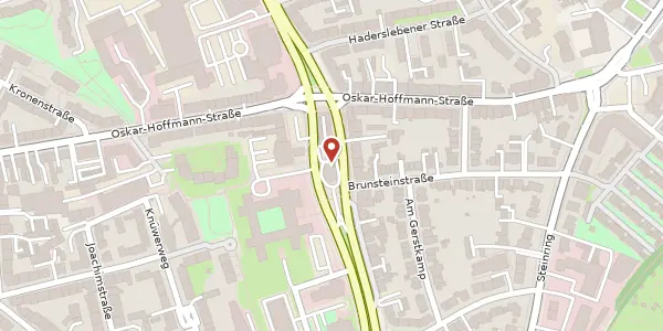 Karte der Umgebung von exzenterhaus/Universitätsstr. 60, 44789 Bochum