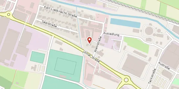 Karte der Umgebung von Ulmer Straße 127, 73054 Eislingen/Fils
