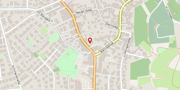 Karte der Umgebung von Darmstädter Str. 171, 64625 Bensheim