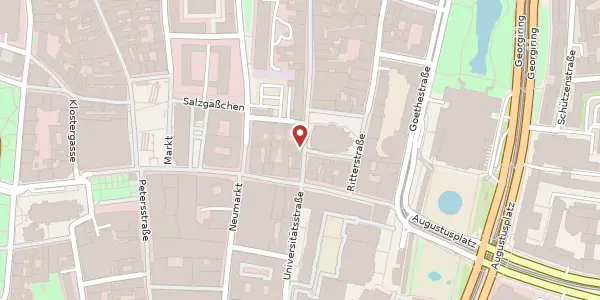 Karte der Umgebung von Nikolaistraße 3-5, 04109 Leipzig