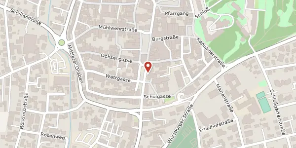 Karte der Umgebung von Hans-Heinrich-Ehrler-Platz 27, 97980 Bad Mergentheim