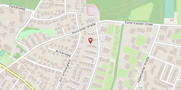 Karte der Umgebung von Ammerseestr. 141, 82061 Neuried