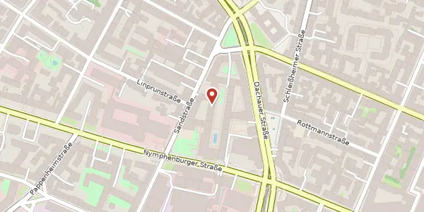 Karte der Umgebung von Nymphenburger Str. 10a, 80335 München