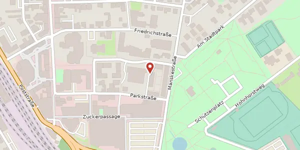Karte der Umgebung von Parkstraße 25a, 31275 Lehrte