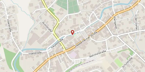 Karte der Umgebung von Hauptstraße 22, 64658 Fürth