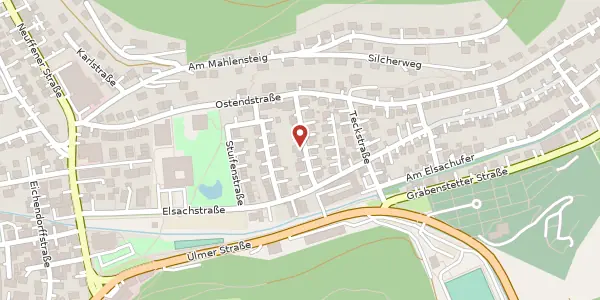 Karte der Umgebung von Hohenstaufenstraße 5, 72574 Bad Urach