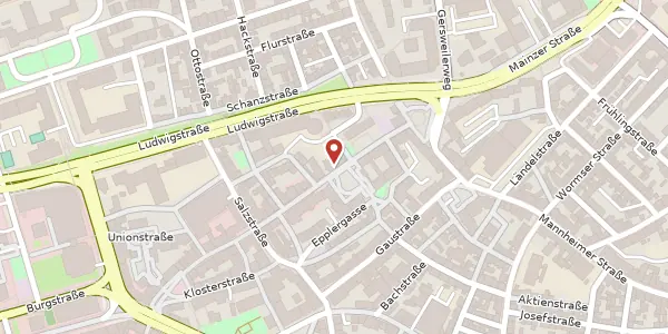 Karte der Umgebung von Steinstraße 49, 67657 Kaiserslautern
