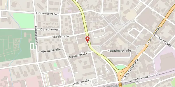 Karte der Umgebung von Nollinger Straße 3, 79618 Rheinfelden (Baden)