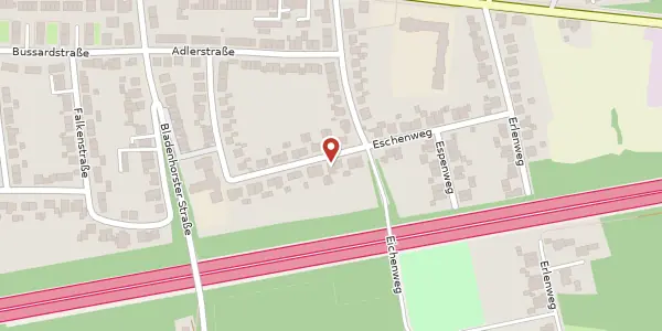Karte der Umgebung von Eulenstr. 40a, 45665 Recklinghausen