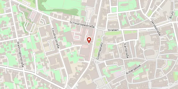 Karte der Umgebung von Goetheplatz 5, 99423 Weimar