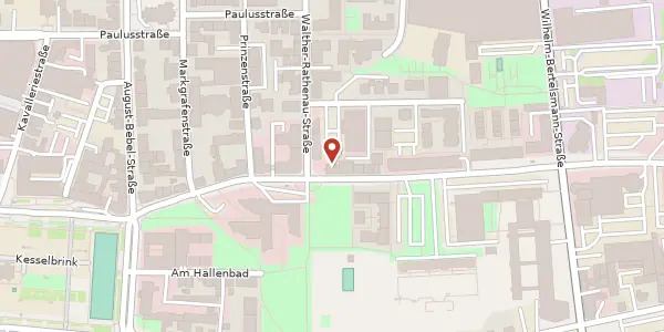 Karte der Umgebung von Dr.-Viktoria-Steinbiß-Str. 1 b, 33602 Bielefeld