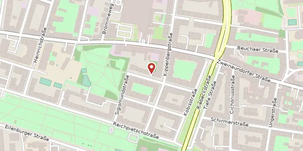 Karte der Umgebung von Wittstockstraße 6, 04317 Leipzig