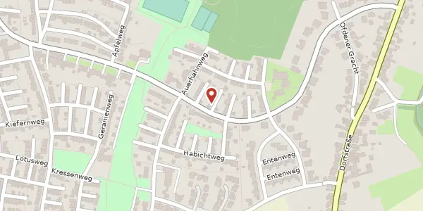 Karte der Umgebung von Drosselweg 1, 52477 Alsdorf