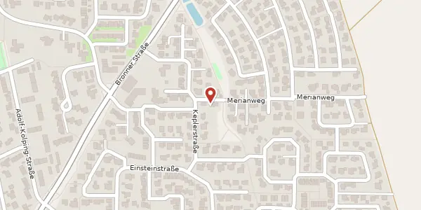 Karte der Umgebung von Keplerstraße 16, 88471 Laupheim