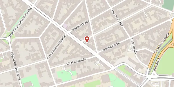 Karte der Umgebung von Ludwig-Wucherer-Str. 73 a, 06108 Halle (Saale)
