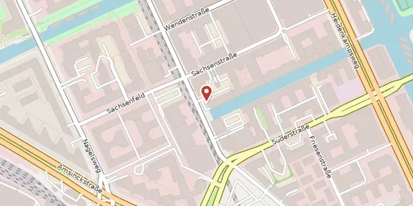Karte der Umgebung von Hammerbrookstraße 93, 20097 Hamburg