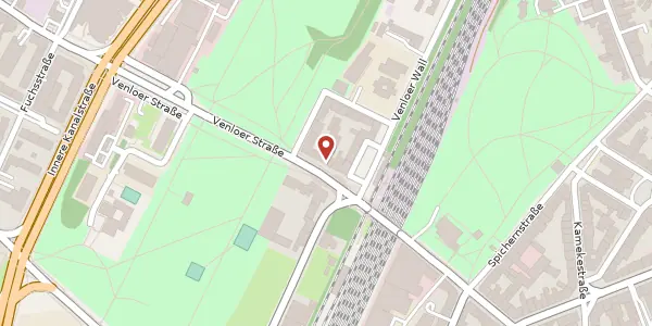 Karte der Umgebung von Venloer Str. 44, 50672 Köln