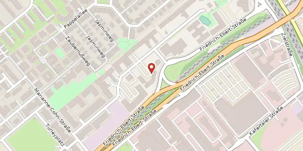 Karte der Umgebung von Am Exerzierplatz 6, 68167 Mannheim