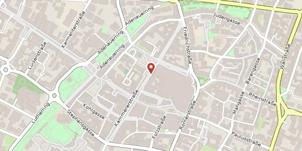 Karte der Umgebung von Kämmererstraße 42, 67547 Worms