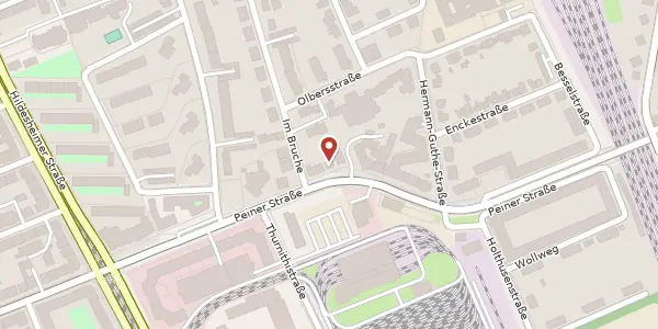Karte der Umgebung von Peiner Straße 19, 30519 Hannover